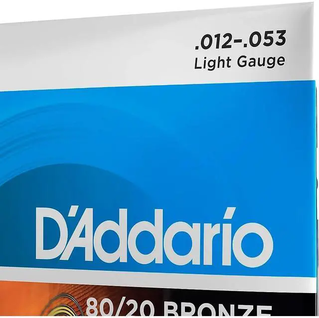 Alt view image 12 of 18 - D'Addario EJ11 80/20 Bronze Acoustic Guitar Strings, Light, 12-53 EJ11 D'ADDARIO