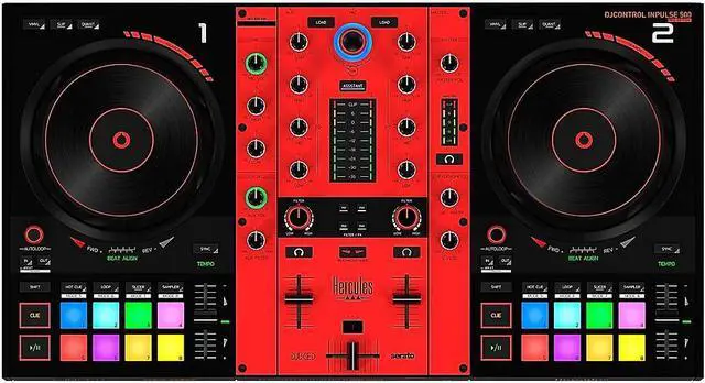 Alt view image 7 of 10 - RANE FOUR Advanced Four-Channel Stems DJ Controller Black