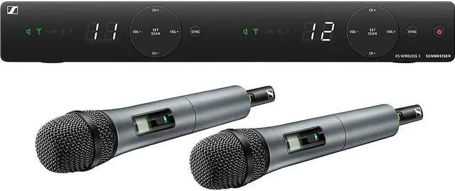 Main image of Sennheiser XSW 1-835 Dual-Vocal Set with Two 835 Handheld Microphones (A: 548 to 572 MHz)