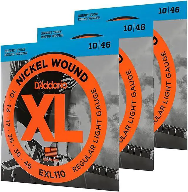 Alt view image 15 of 19 - D'Addario EXL110 Electric Guitar Strings - Light - 3 Pack