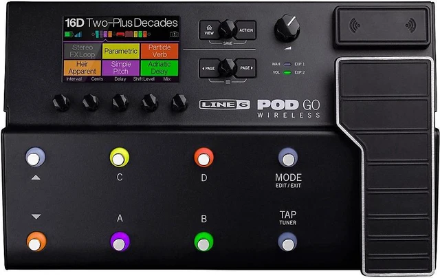 Alt view image 12 of 14 - Line 6 POD Go Wireless Guitar Multi-Effects Processor