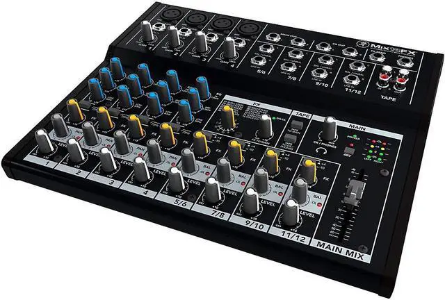 Alt view image 4 of 20 - Mackie Mix12FX 12-Channel Compact Mixer with Effects