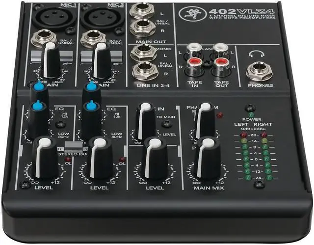 Alt view image 14 of 18 - Mackie 402VLZ4 4-Channel Ultra-Compact Mixer