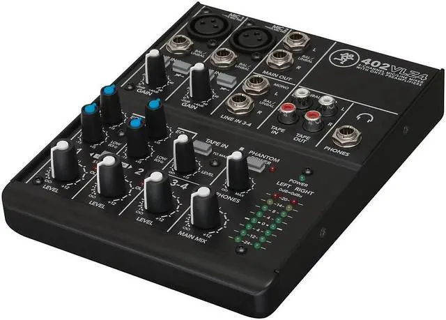 Alt view image 16 of 18 - Mackie 402VLZ4 4-Channel Ultra-Compact Mixer