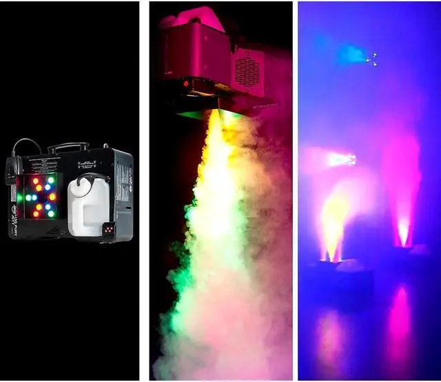 Alt view image 20 of 20 - ADJ Fog Fury Jett Fog Smoke Machine & LED Lights w/ Wireless Remote