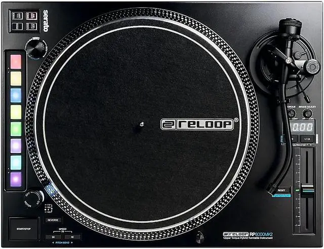 Alt view image 13 of 15 - Reloop RP-8000 MK2 Professional DJ Turntable