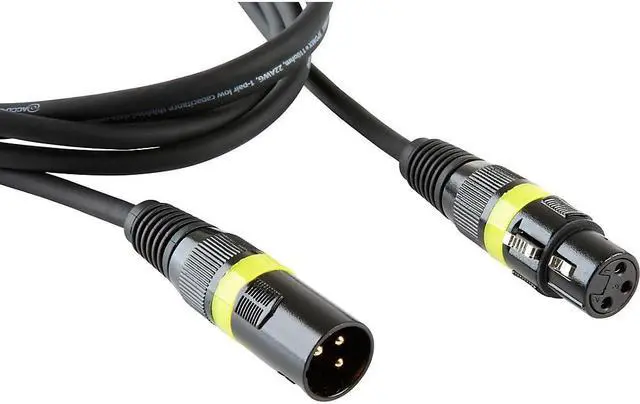 Alt view image 2 of 5 - American DJ Accu-Cable 10' 3-Pin XLR Male to Female DMX Cable #AC3PDMX10