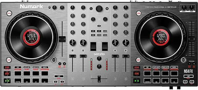 Alt view image 4 of 10 - RANE FOUR Advanced Four-Channel Stems DJ Controller Black