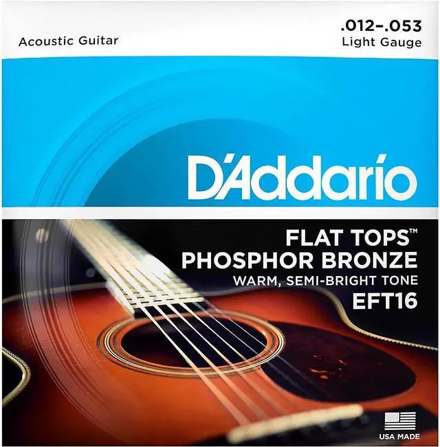 Alt view image 6 of 14 - D'Addario EJ17 Acoustic Guitar Strings - Medium - 3 Pack
