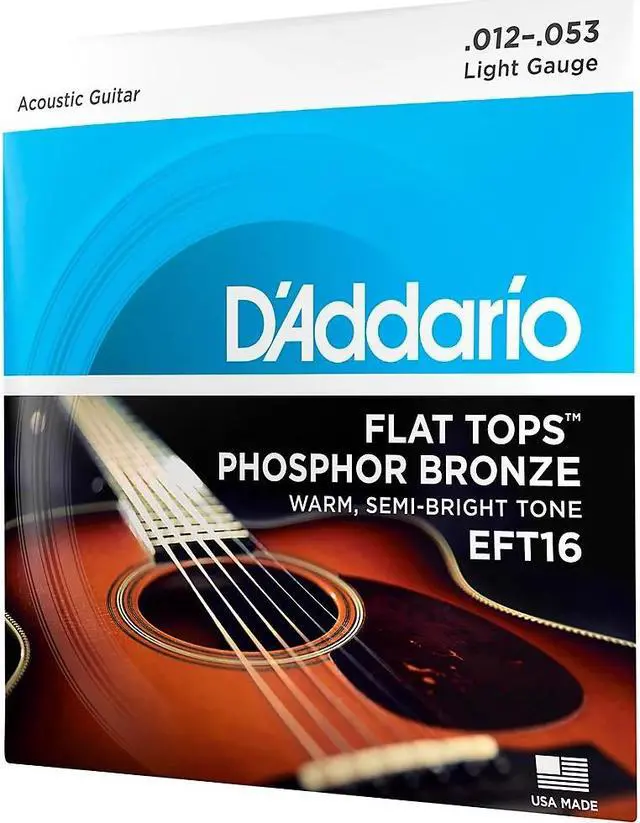 Alt view image 8 of 14 - D'Addario EJ17 Acoustic Guitar Strings - Medium - 3 Pack