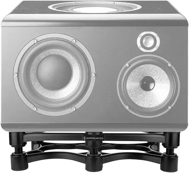 Alt view image 5 of 5 - isoacoustics iso430 isolation stands for studio monitors, guitar, bass and other instrument amplifiers