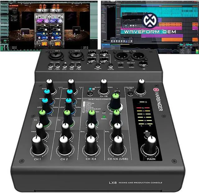 Alt view image 11 of 19 - Mackie ProFX16v3 16 Channel 4-bus Professional Effects Mixer with USB