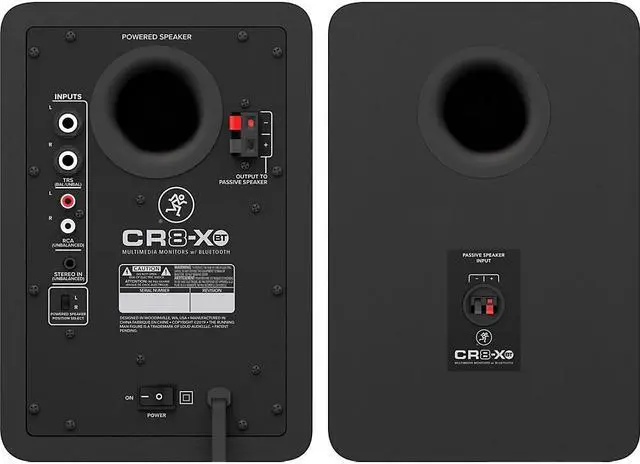 Alt view image 18 of 19 - Mackie CR8-XBT 8" MM Bluetooth Studio Monitors (Pair)
