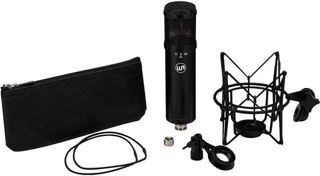 Alt view image 12 of 14 - Warm Audio WA-47jr Multi-Pattern Large-Diaphragm FET Condenser Microphone,Silver