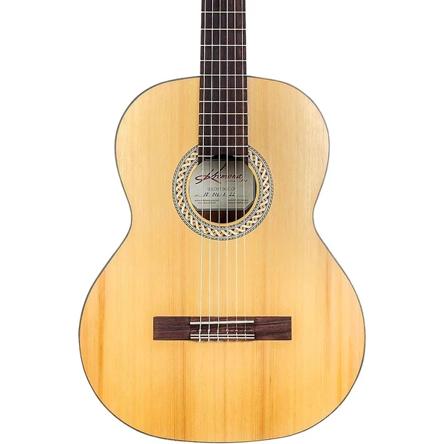 Alt view image 12 of 14 - Kremona Soloist S62C Classical Acoustic Guitar Open Pore Finish w/ Gig Bag