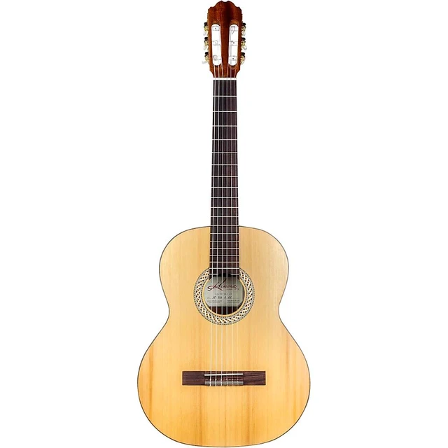 Alt view image 14 of 14 - Kremona Soloist S62C Classical Acoustic Guitar Open Pore Finish w/ Gig Bag