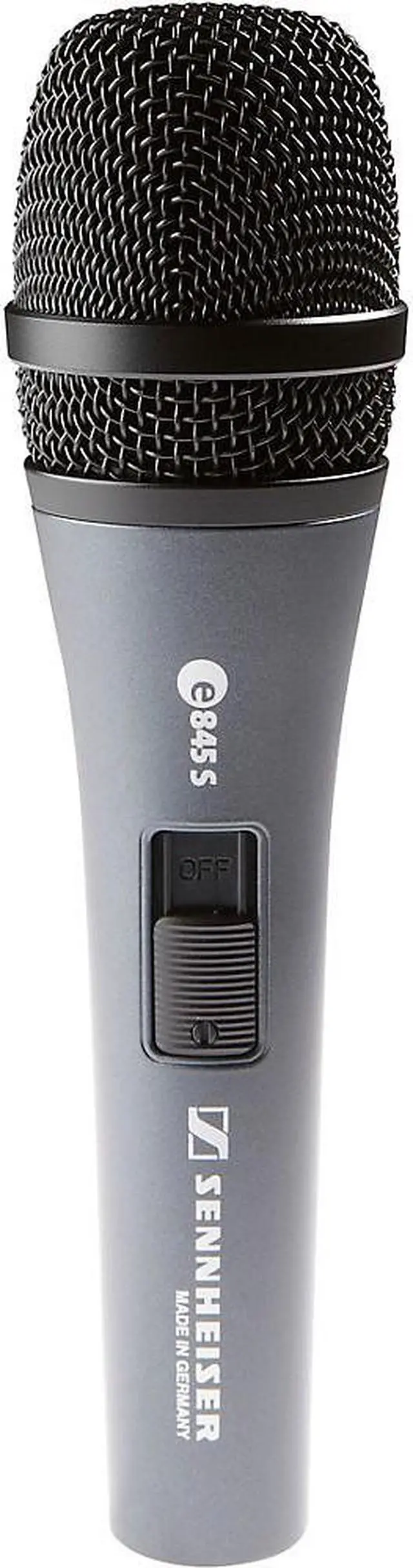 Alt view image 16 of 18 - Sennheiser E845S - Super-Cardioid Handheld Dynamic Microphone with Switch