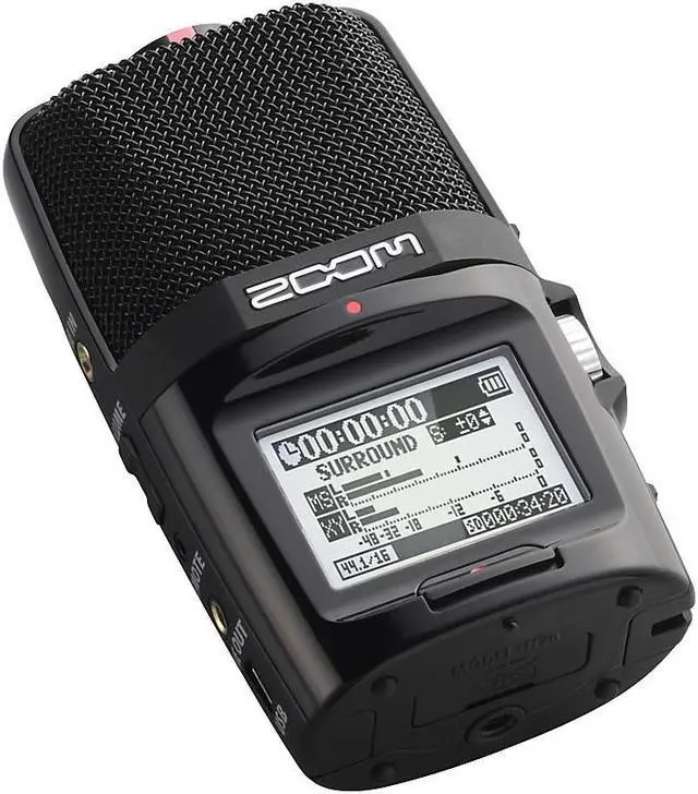 Alt view image 10 of 20 - Zoom Handy Recorder Digital Audio Portable Compact Hand Recorder with SD Card