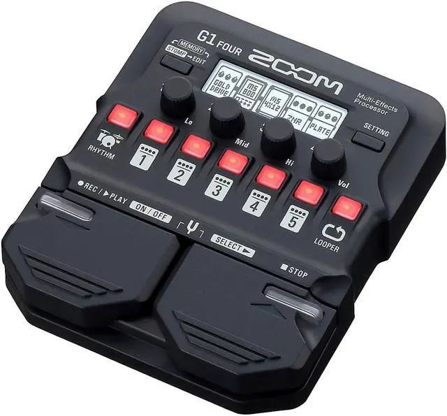 Alt view image 4 of 14 - zoom electric guitar multi effect g1 four