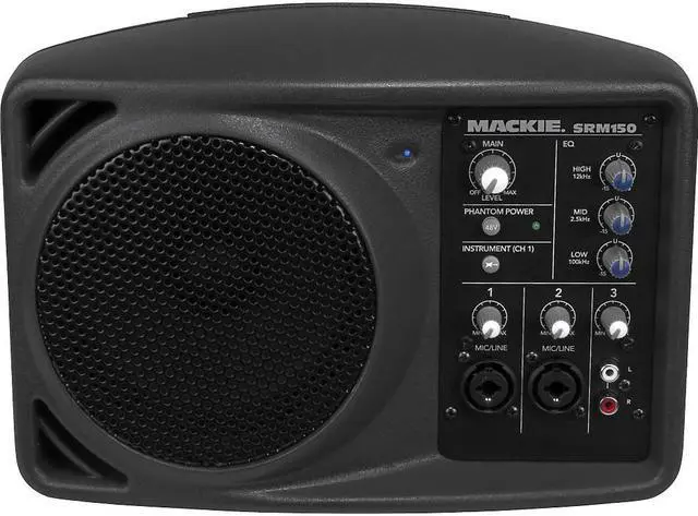 Alt view image 3 of 12 - Mackie SRM-150 5In Compact Active Pa System- Black Powered Full Range Speaker