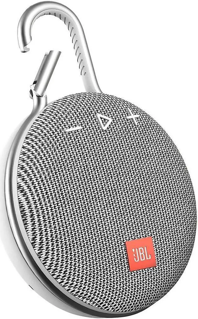 Alt view image 13 of 20 - JBL Clip 3 Portable Bluetooth Waterproof Speaker (White)
