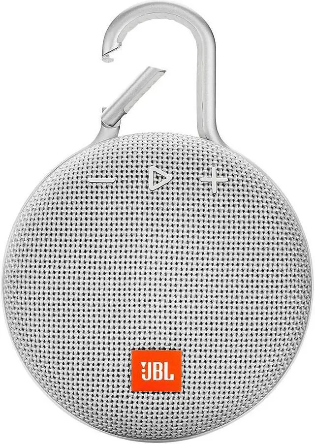 Alt view image 11 of 20 - JBL Clip 3 Portable Bluetooth Waterproof Speaker (White)