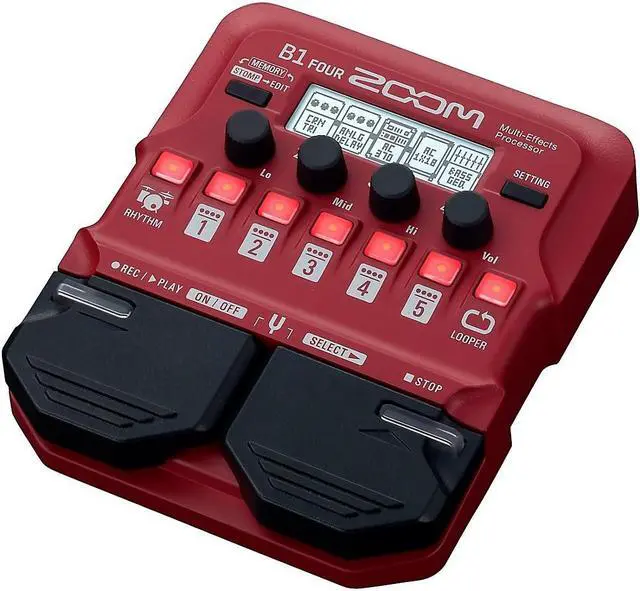 Alt view image 4 of 12 - Zoom B1 FOUR Bass Multi-Effects Processor