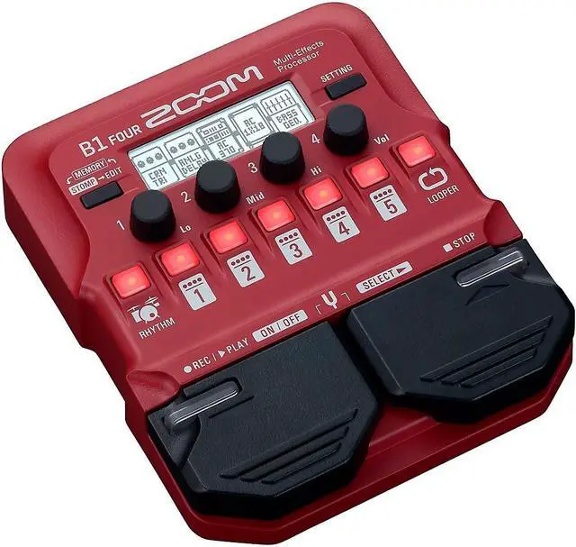 Alt view image 2 of 12 - Zoom B1 FOUR Bass Multi-Effects Processor