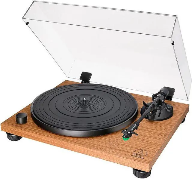 Alt view image 11 of 20 - AudioTechnica AT-LPW40WN Fully Manual Belt-Drive Turntable (Walnut)