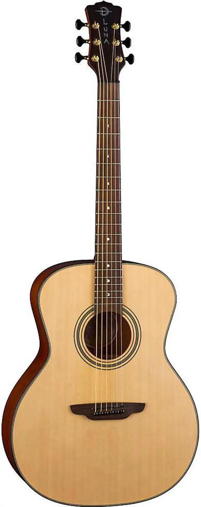 Alt view image 3 of 10 - Luna ART RECORDER Acoustic-Electric Guitar, Natural