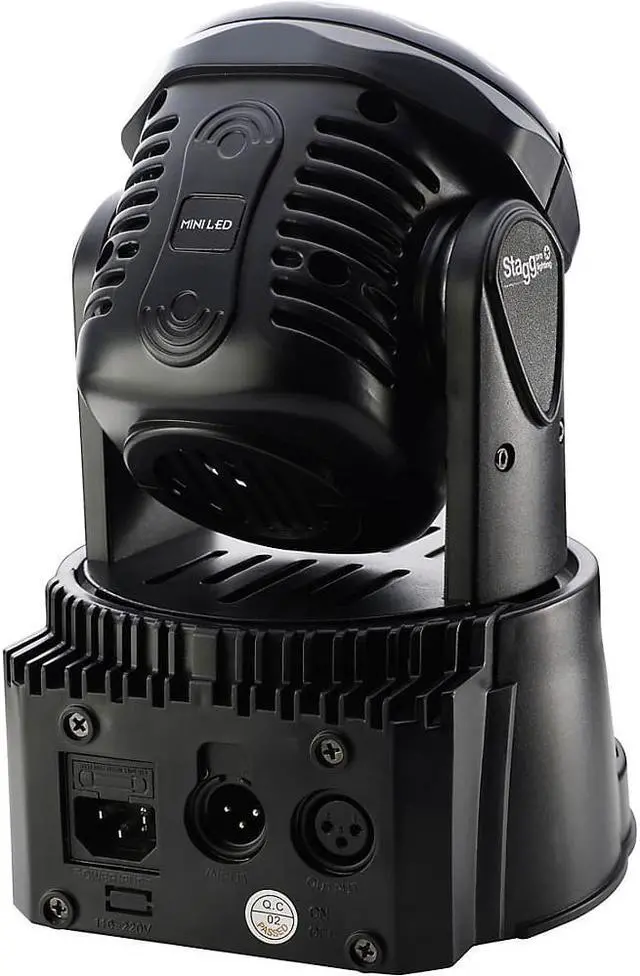 Alt view image 3 of 7 - Stagg Music LED Moving Head with 7 x 10W RGBW 4-in-1 LED's Headbanger