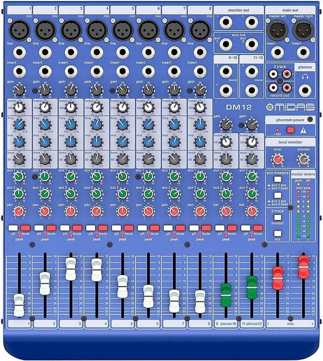 Alt view image 2 of 9 - Midas DM12 12-channel Analog Mixer