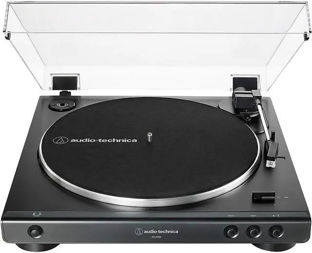 Alt view image 5 of 20 - Audio Technica Fully Automatic Belt-Drive Turntable - Black