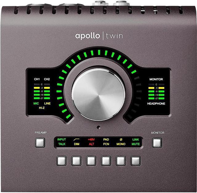 Universal Audio Apollo Twin MKII 2x6 Audio Interface, UAD-2 DUO