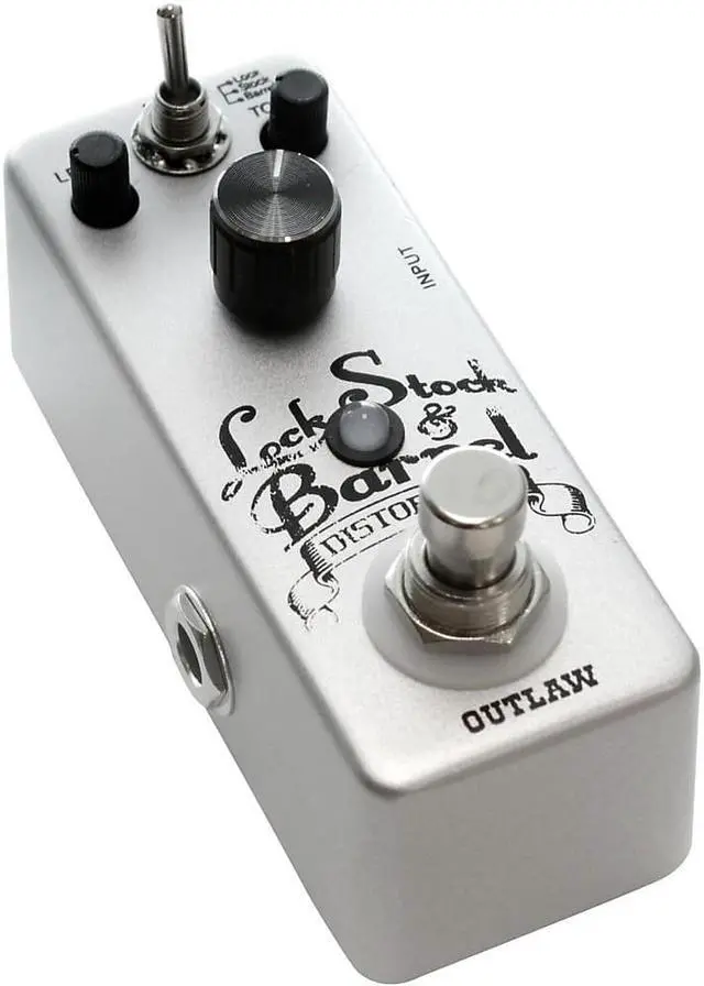 Alt view image 5 of 20 - Outlaw Effects Lock-Stock-Barrel Guitar Distoriton Pedal