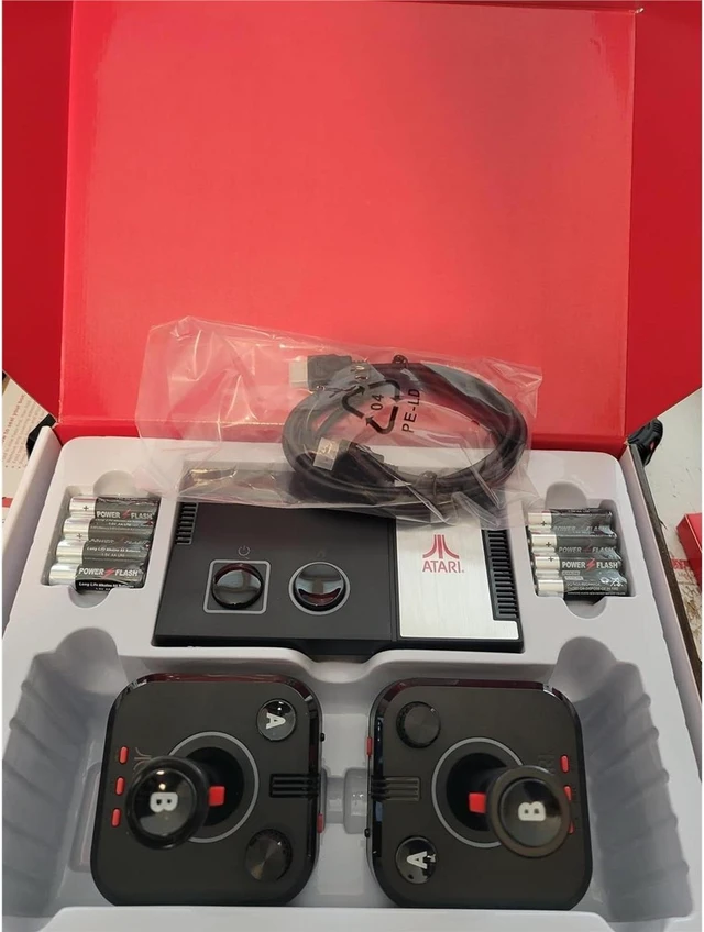 Alt view image 3 of 4 - My Arcade Atari Gamestation Pro DGUNL-7012 Console w/2-Controllers, Black