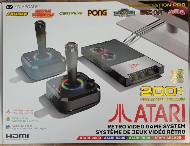 Main image of My Arcade Atari Gamestation Pro DGUNL-7012 Console w/2-Controllers, Black