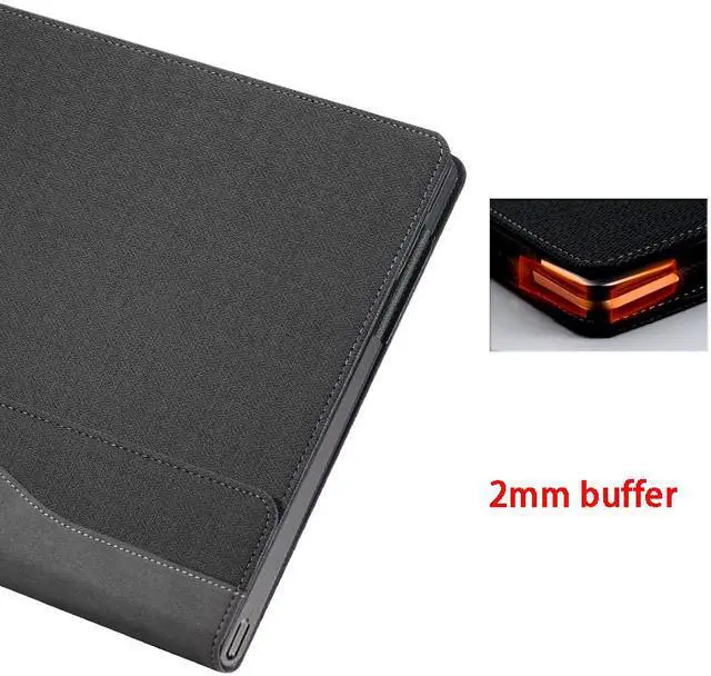 Alt view image 6 of 7 - Case for Lenovo Yoga C940 14 Inch PU Leather Folio Stand Protective Hard Shell Case Tablet Cover Compatible with Lenovo Yoga C940 14 2019 [Not fit Lenovo Yoga 900/910/920/C930]