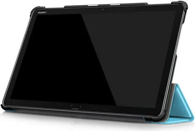 Alt view image 4 of 7 - Case for Huawei MediaPad M5 Lite 10 BAH2-W19 / L09 / W09 Ultra Slim PU Leather Smart Stand Cover for Media Pad M5 Lite 10.1 inch Case