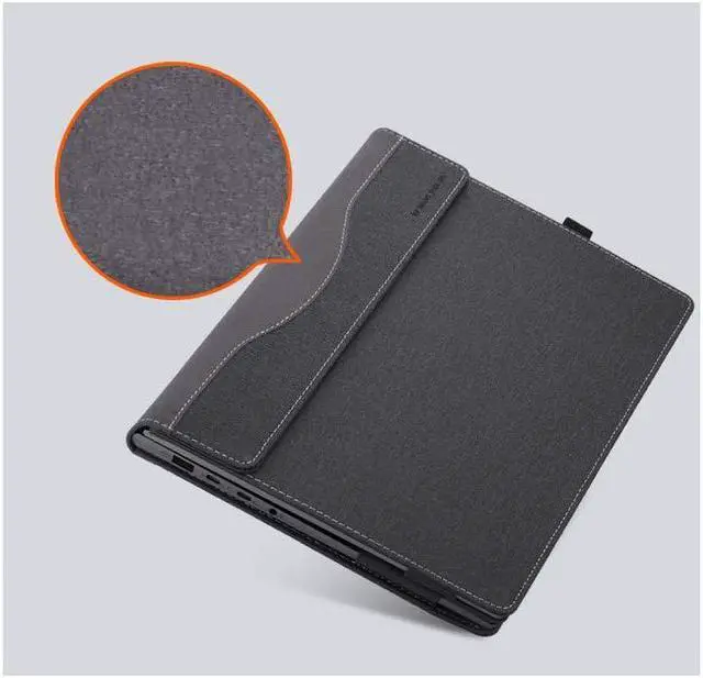 Alt view image 5 of 7 - Case for Lenovo Yoga C940 14 Inch PU Leather Folio Stand Protective Hard Shell Case Tablet Cover Compatible with Lenovo Yoga C940 14 2019 [Not fit Lenovo Yoga 900/910/920/C930]