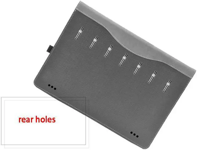 Alt view image 7 of 7 - Case for Lenovo Yoga C940 14 Inch PU Leather Folio Stand Protective Hard Shell Case Tablet Cover Compatible with Lenovo Yoga C940 14 2019 [Not fit Lenovo Yoga 900/910/920/C930]