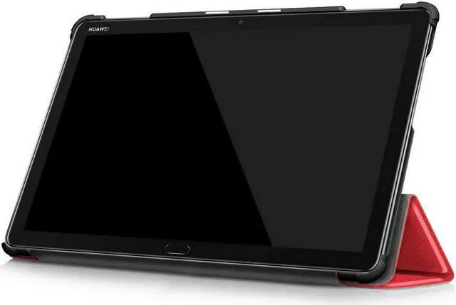 Alt view image 3 of 7 - Case for Huawei MediaPad M5 Lite 10 BAH2-W19 / L09 / W09 Ultra Slim PU Leather Smart Stand Cover for Media Pad M5 Lite 10.1 inch Case