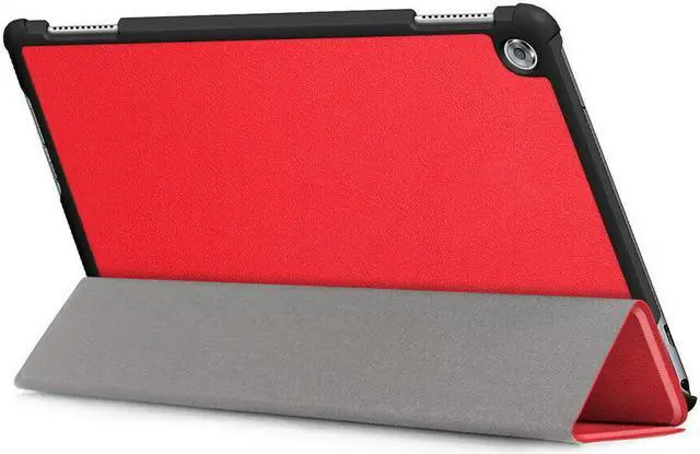 Alt view image 4 of 7 - Case for Huawei MediaPad M5 Lite 10 BAH2-W19 / L09 / W09 Ultra Slim PU Leather Smart Stand Cover for Media Pad M5 Lite 10.1 inch Case