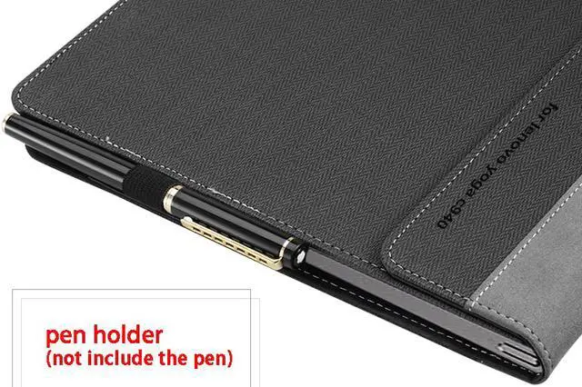 Alt view image 4 of 7 - Case for Lenovo Yoga C940 14 Inch PU Leather Folio Stand Protective Hard Shell Case Tablet Cover Compatible with Lenovo Yoga C940 14 2019 [Not fit Lenovo Yoga 900/910/920/C930]