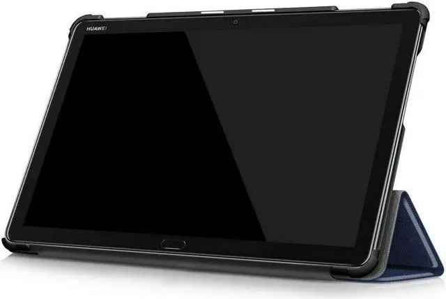 Alt view image 7 of 7 - Case for Huawei MediaPad M5 Lite 10 BAH2-W19 / L09 / W09 Ultra Slim PU Leather Smart Stand Cover for Media Pad M5 Lite 10.1 inch Case
