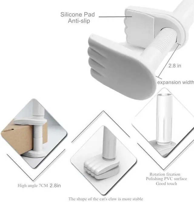 Alt view image 4 of 7 - Flexible Arm Clip Tablet Stand Tablet Holder for Bed 4.7-10.5" Devices Tablet Mount for New iPad 2019, iPad Mini Pro Air, Samsung Galaxy Tab S5E T510 S6 Tablet Stands Holders - 51inch Length