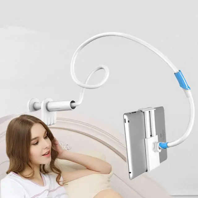 Alt view image 2 of 7 - Flexible Arm Clip Tablet Stand Tablet Holder for Bed 4.7-10.5" Devices Tablet Mount for New iPad 2019, iPad Mini Pro Air, Samsung Galaxy Tab S5E T510 S6 Tablet Stands Holders - 51inch Length