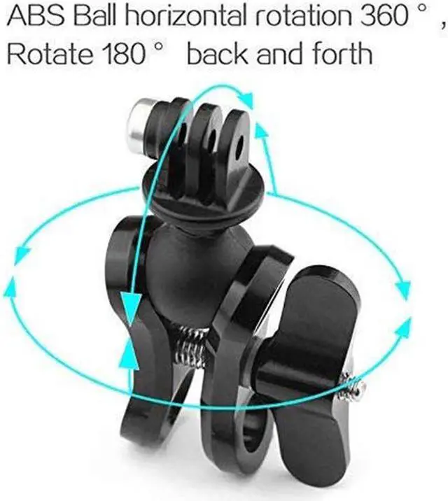 Alt view image 5 of 6 - 2 PCS x 1" Inch Ball Head Mount Adapter with Thumb Screw for GoPro Hero 7 6 5 4 3+ 3 Black Silver White Session DJI Osmo Action AKASOTENKER Sports Camera Work with Standard RAM Mount
