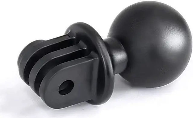 Alt view image 3 of 6 - 2 PCS x 1" Inch Ball Head Mount Adapter with Thumb Screw for GoPro Hero 7 6 5 4 3+ 3 Black Silver White Session DJI Osmo Action AKASOTENKER Sports Camera Work with Standard RAM Mount