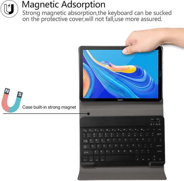 Alt view image 4 of 7 - Bluetooth Keyboard Case for iPad Mini 4 Mini 5 2019 released tablet cover Detachable Wireless Removable PU Leather Tablet Cover Case